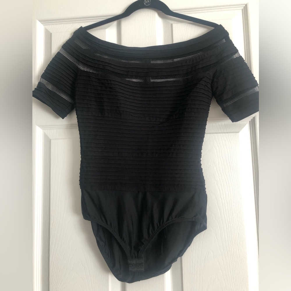 Tadashi Shoji pintuck bodysuit